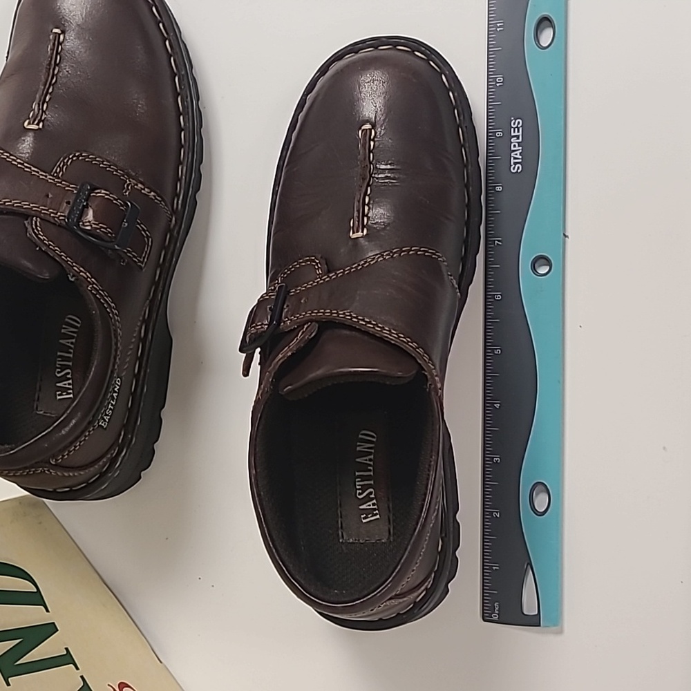 Eastland NIB Syracuse Brown Leather Shoes - Ladies 7.5M - Picture 9 of 10